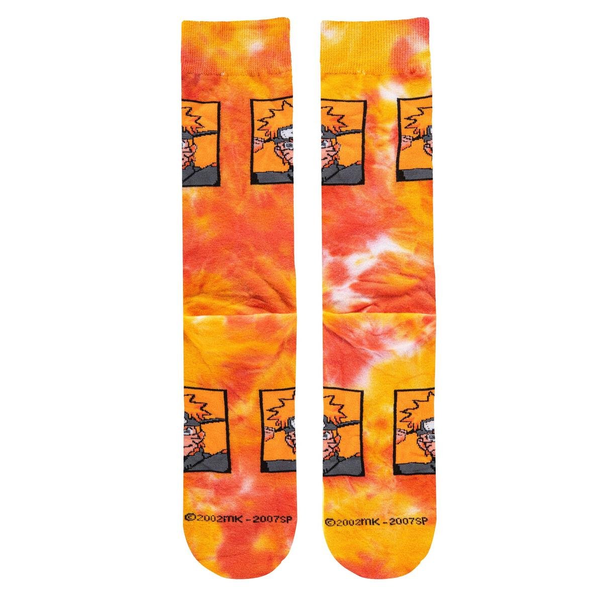 Naruto Tie Dye - Mens Crew Straight Socks