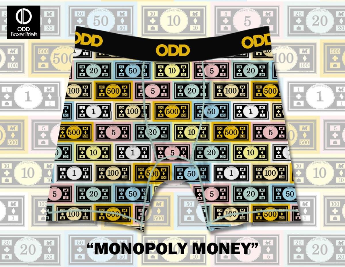 Monopoly Money - Mens Boxer Briefs