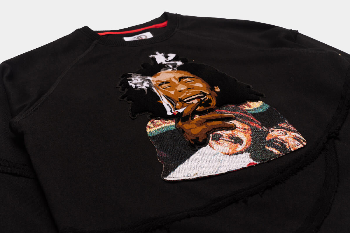 BLOW TAPESTRY CREWNECK SWEATSHIRT