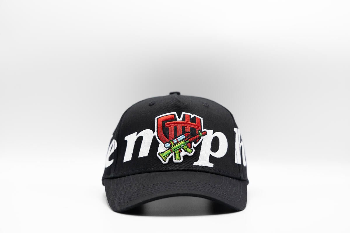 GTH Bold (Memphis) All Around Snapback Cap - Black/White