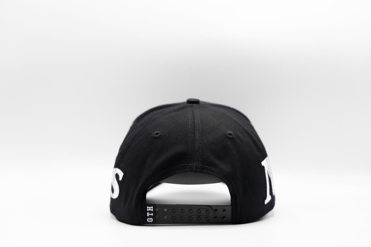 GTH Bold (Memphis) All Around Snapback Cap - Black/White