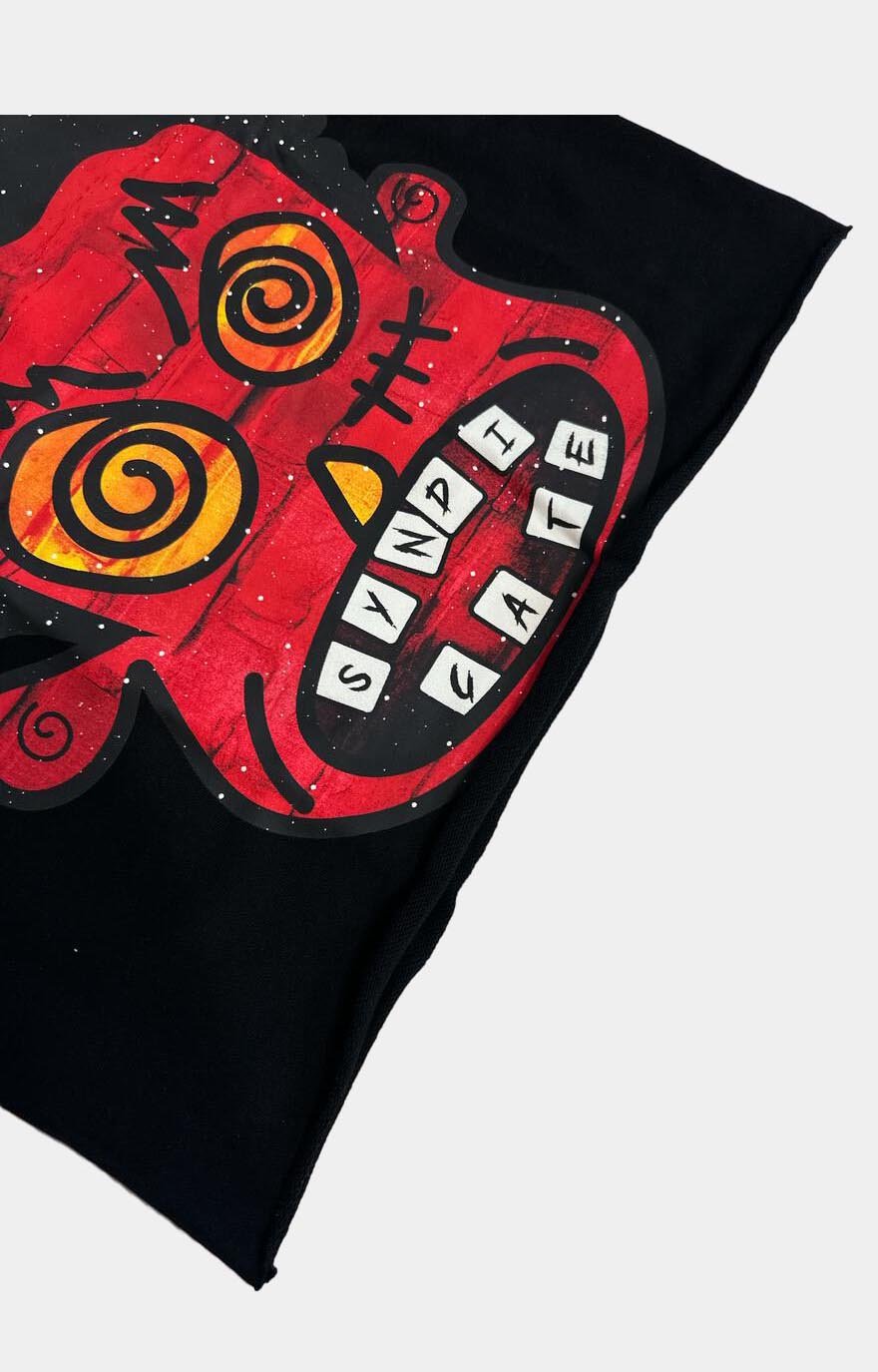 The Syndicate Road To Glory Crop T-Shirt - Black/Red