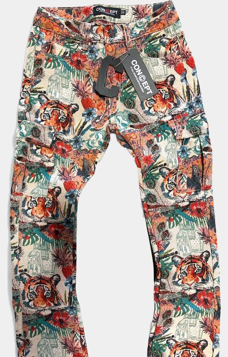 Concept Tiger Tapestry Pants - Multicolor