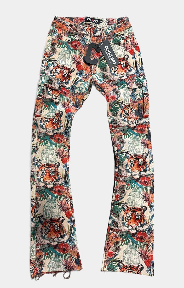 Concept Tiger Tapestry Pants - Multicolor