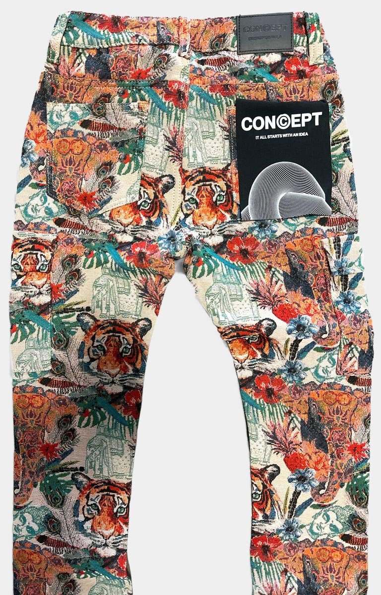 Concept Tiger Tapestry Pants - Multicolor