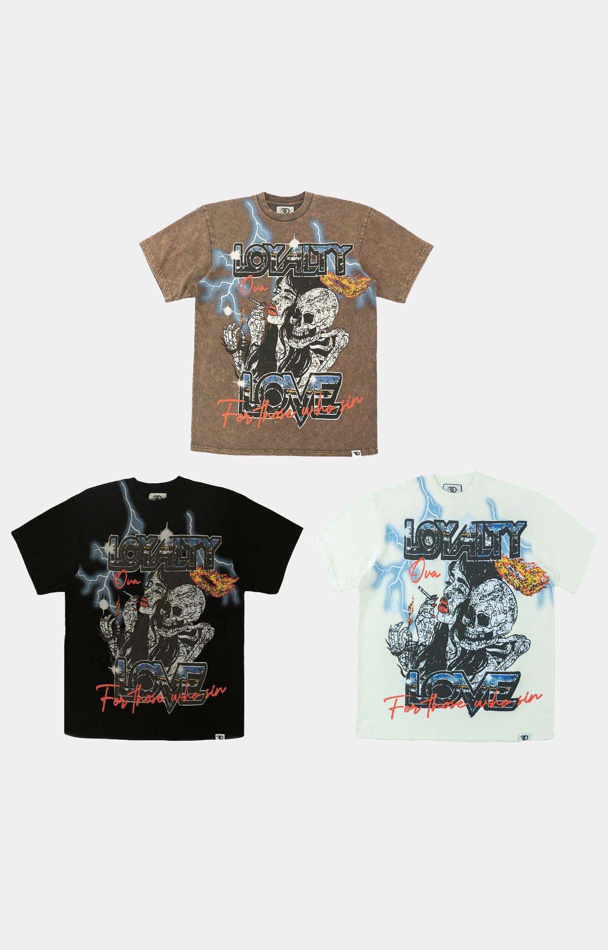 Frost Originals Loyalty Acid Wash Box Tee - Big & Tall