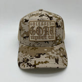 Goat Trucker Hat - Tan/Brown