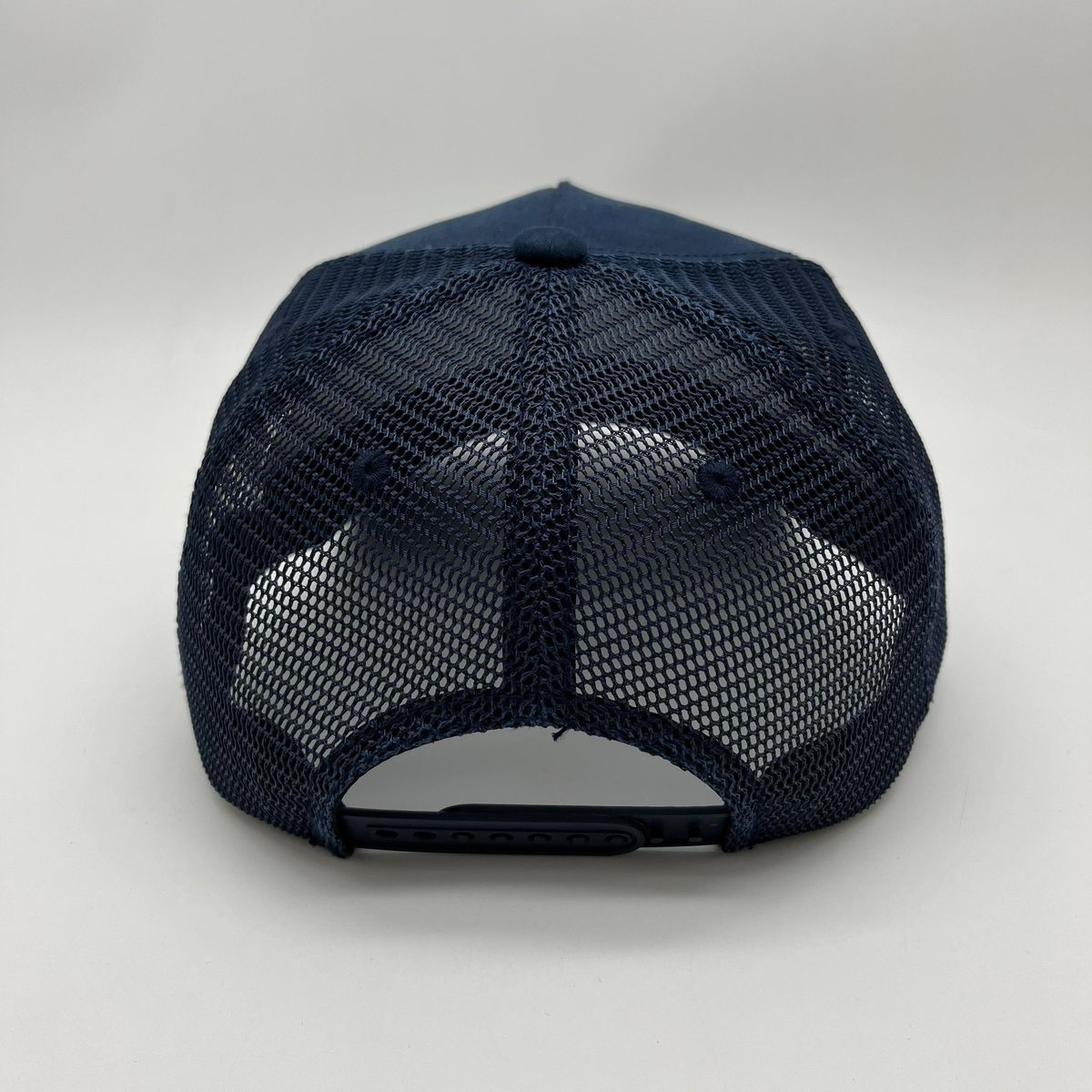 Goat Trucker Hat - Navy (Suede)