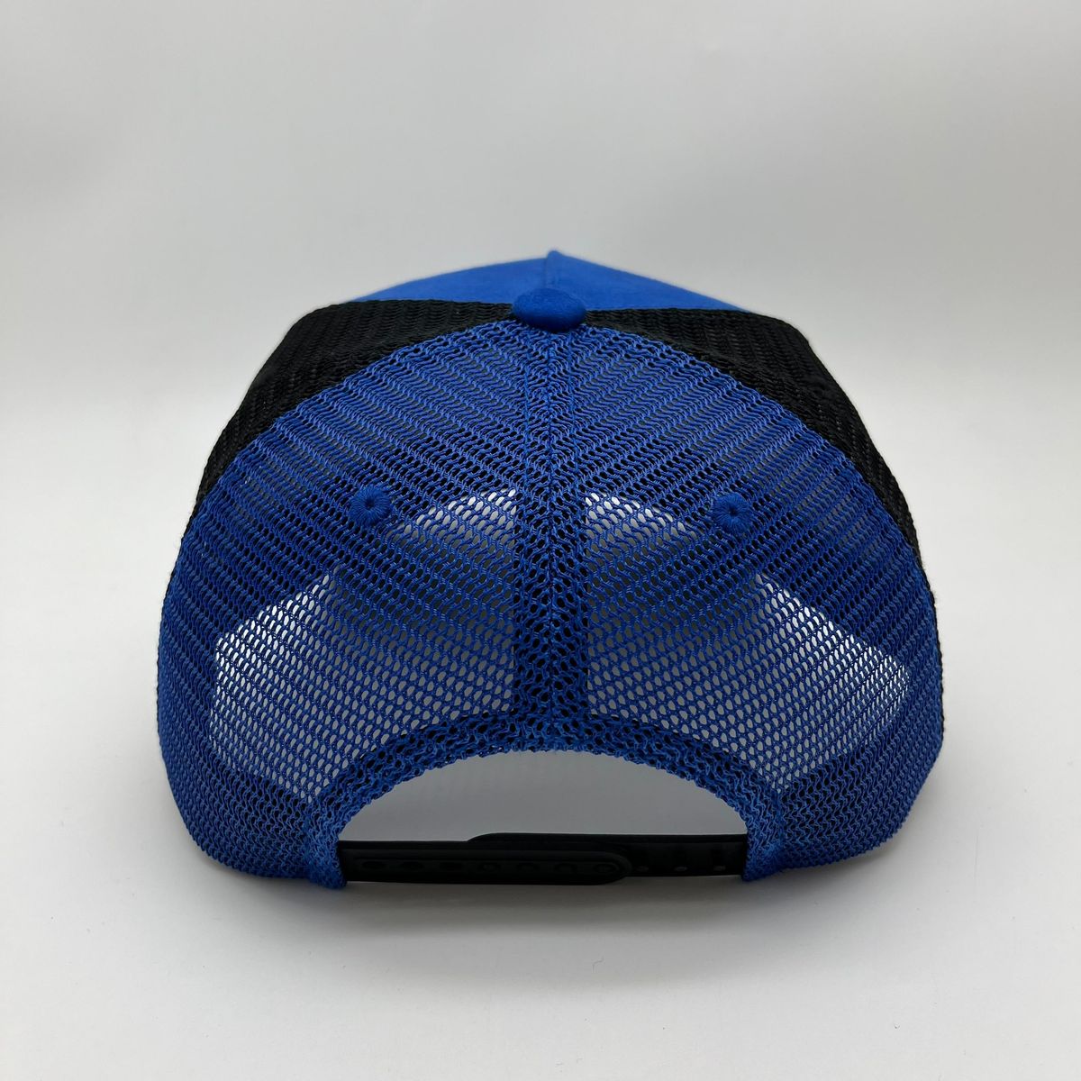 Goat Trucker Suede Hat - Royal Blue
