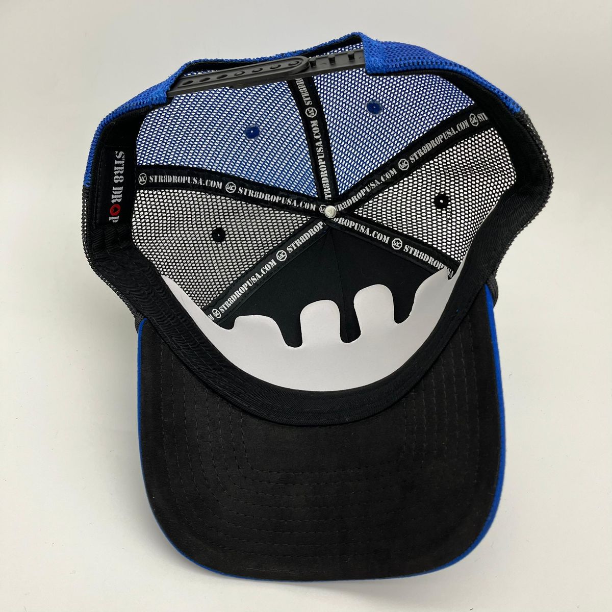 Goat Trucker Suede Hat - Royal Blue