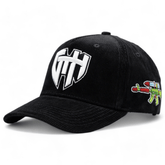 GTH Corduroy Snapback - Black/Cream