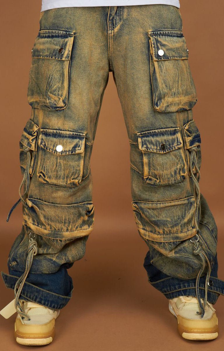 Politics - Cunningham - Dark Vintage Blue Wash