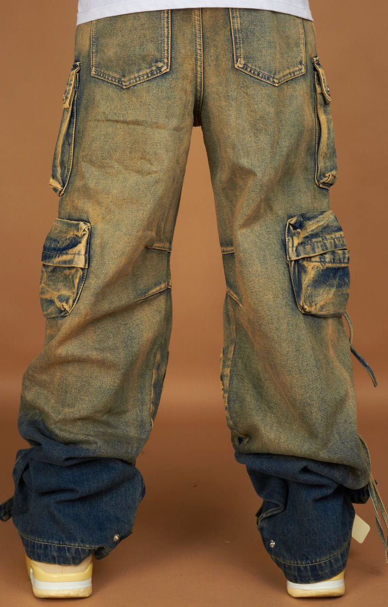 Politics - Cunningham - Dark Vintage Blue Wash