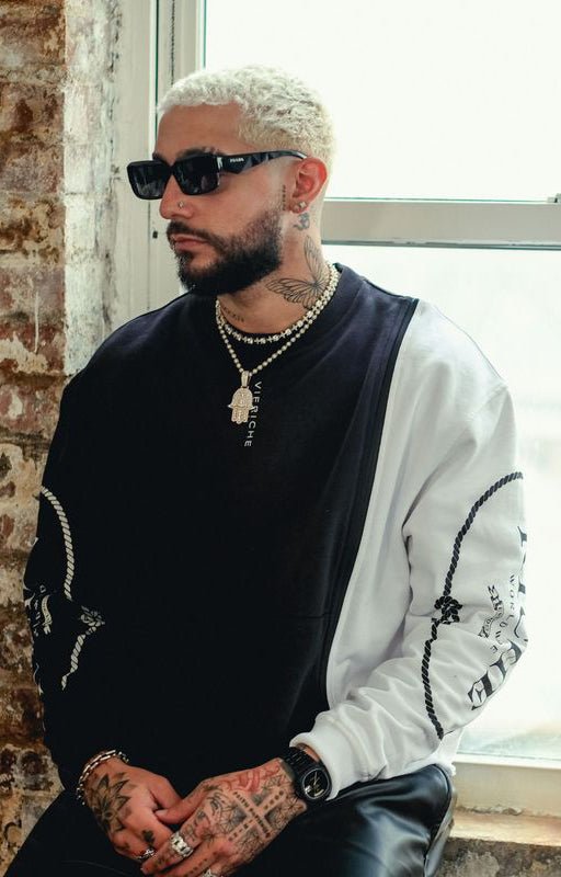 Vie Riche Mixmatch Logo Crew - Black