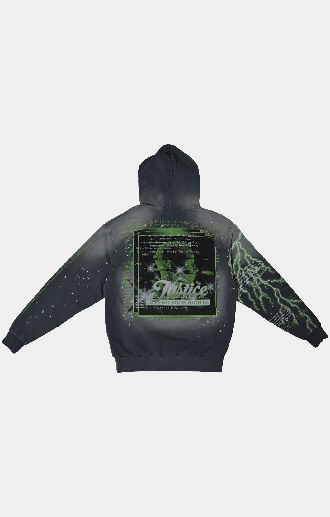 INTELLECTUAL PROPERTY WASHED HOODIE