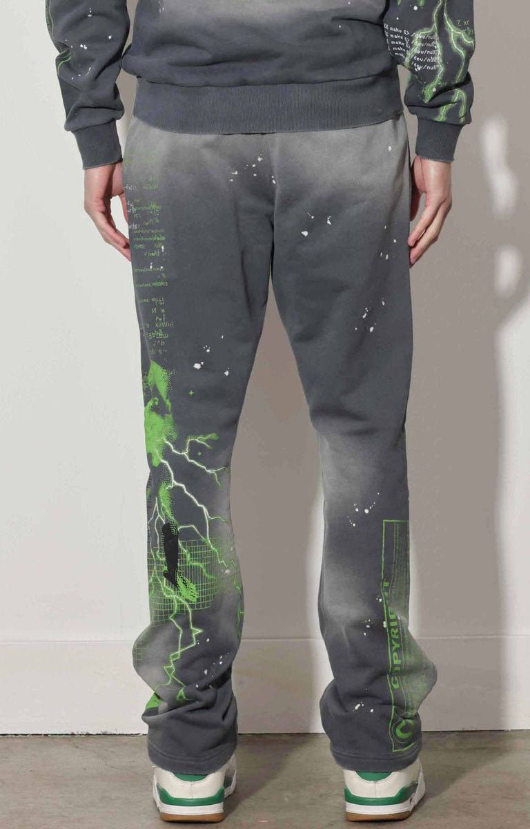 First Row Flare Joggers back