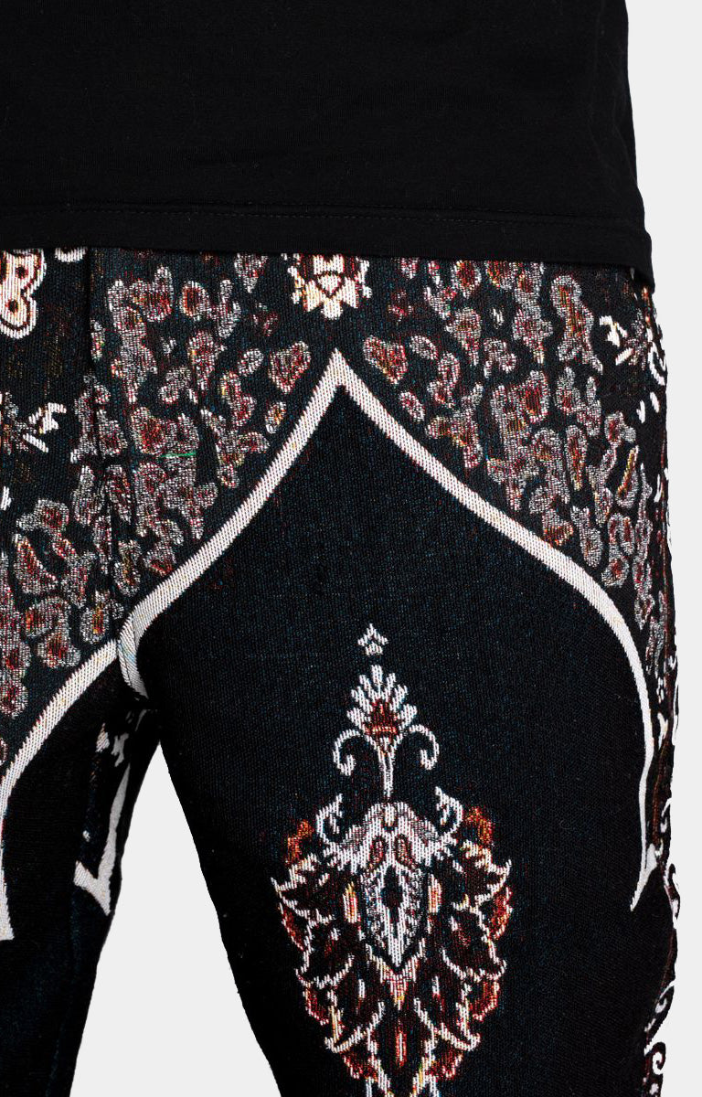 Guapi Obsidian Black Persian Tapestry Pants