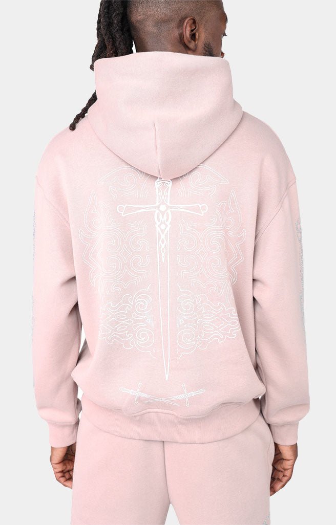 Smoke Rise Oversized Dystopia Fleece Hoodie