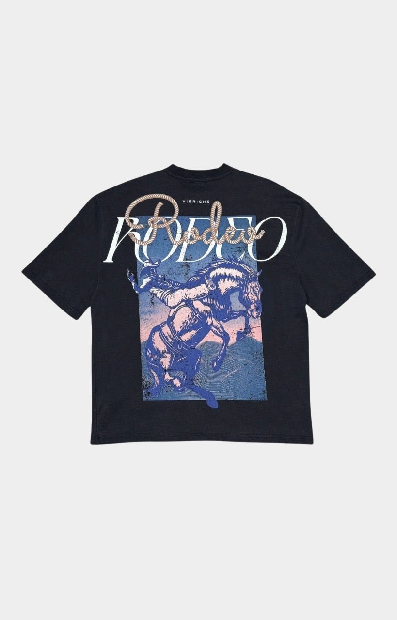 Vie Riche Wild Rodeo Tee - Black Premium Streetwear Men