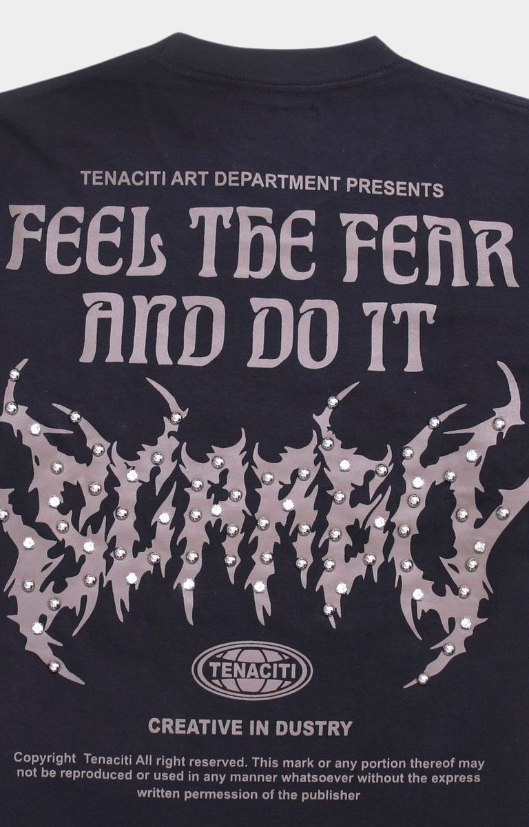 TENACITI FEEL THE FEAR TEE - White