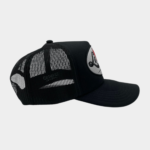 Lover Trucker Snapback Hat - Black