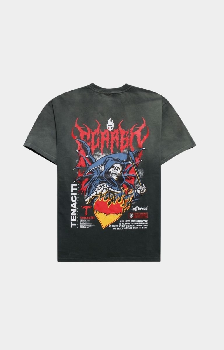 Tenaciti Teach Others How to Heal T-Shirt - Black/Gray