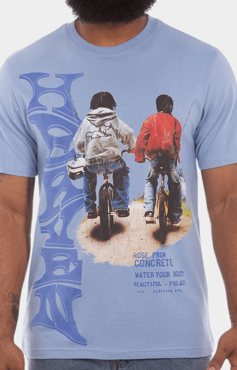 Akoo Heaven SS Knit T-Shirt - Blue