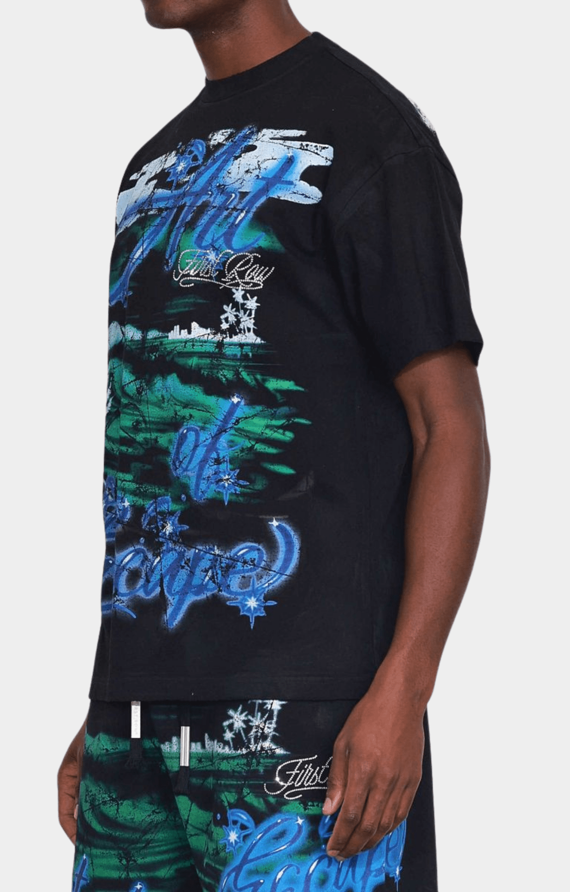 First Row Art of Escape tee side