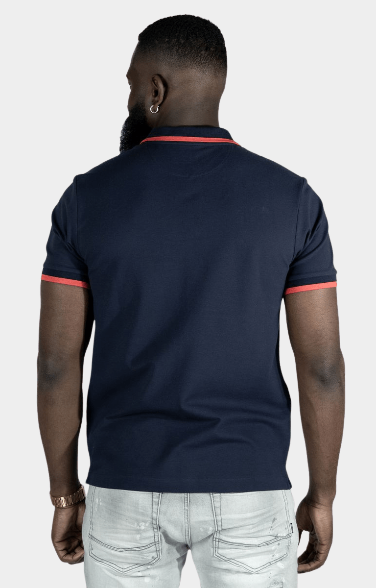 Makobi Moradi Polo Shirt - Black Big & Tall