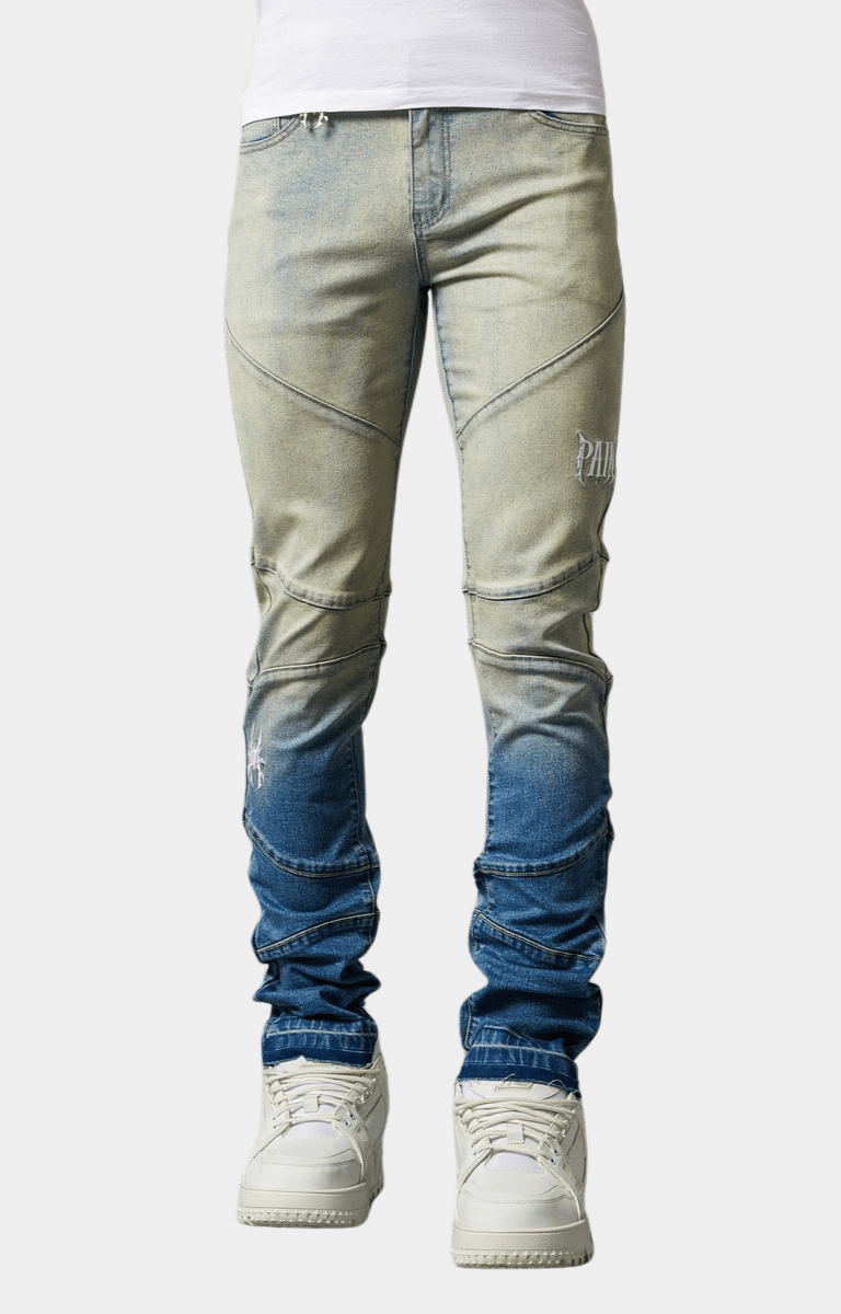 Pain Lab Blue Fade Skinny Denim