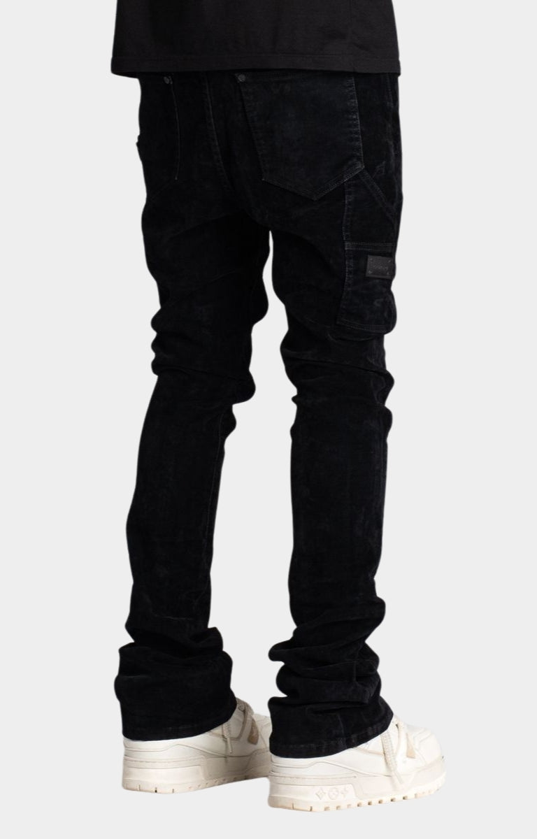 Guapi All Black Velour Denim
