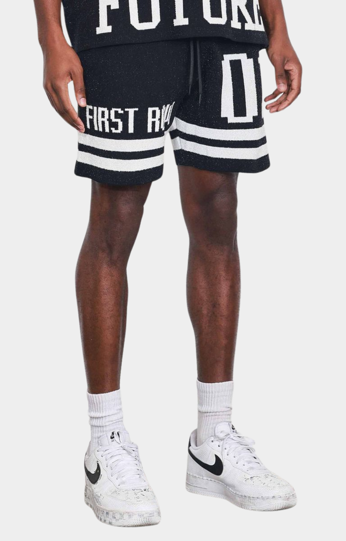 Bright Future Varsity Jacquard Knit Shorts