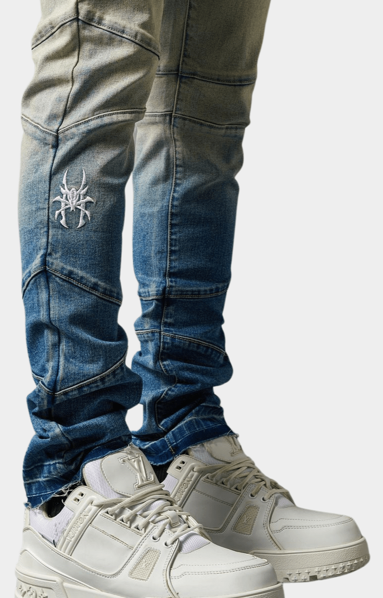 Pain Lab Blue Fade Skinny Denim