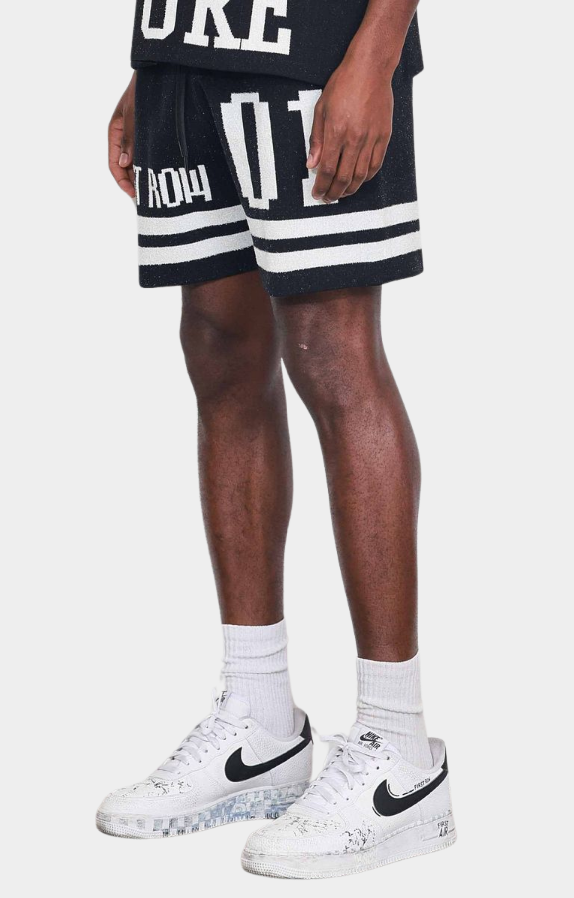 Bright Future Varsity Jacquard Knit Shorts