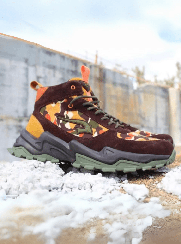 G7 Wendigo Mid Top Camo Sneakers