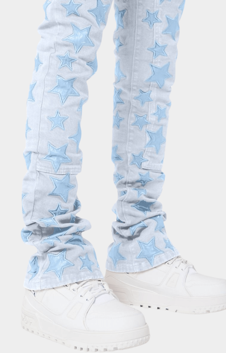 Guapi Aqua Blue Stars Denim