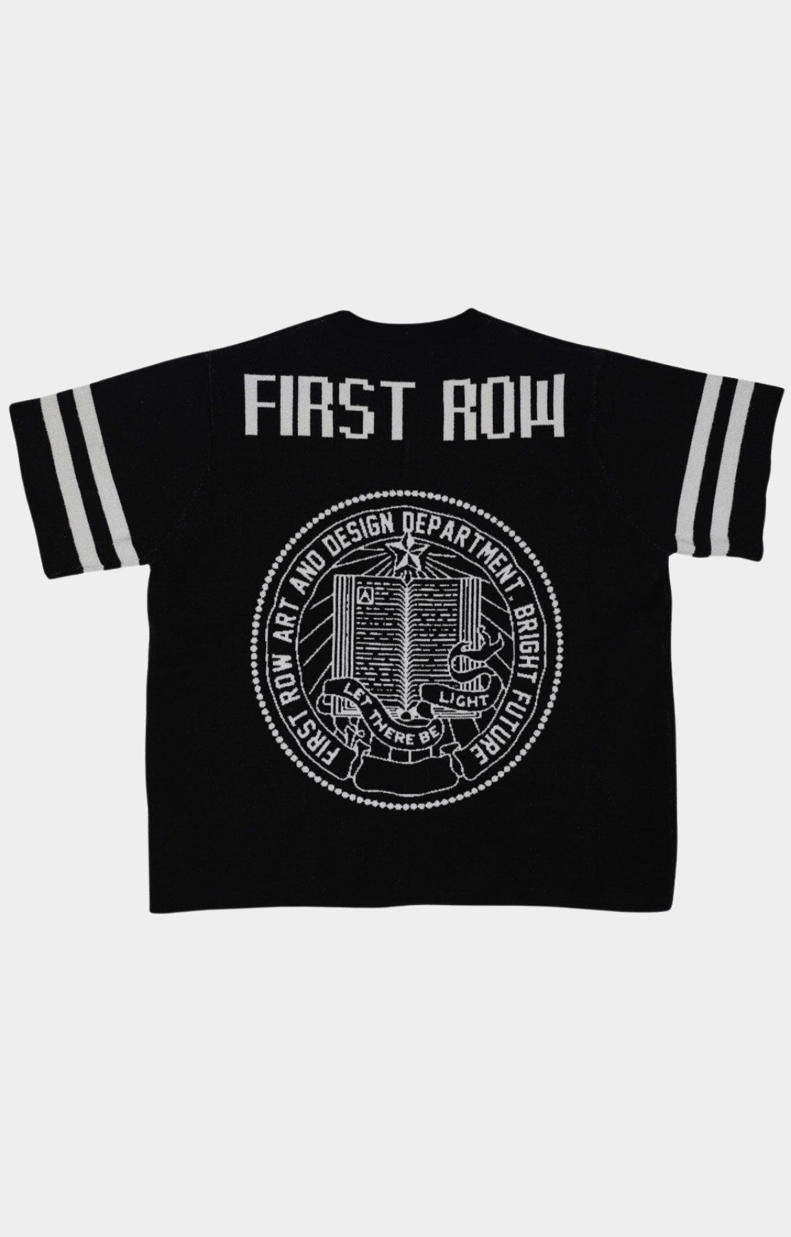 First Row Bright Future Varsity T-shirt back complete