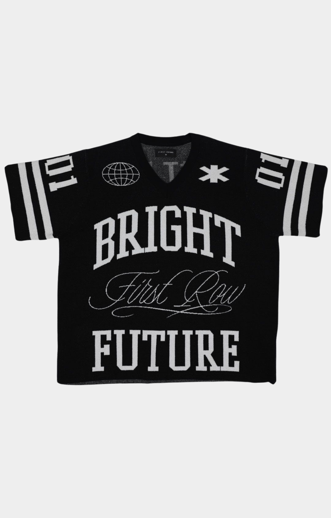 First Row Bright Future Varsity t-shirt complete front