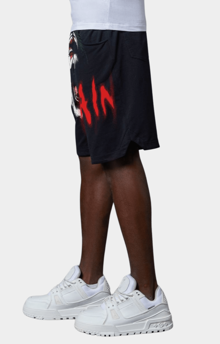 Pain Lab Joker Shorts - Black/Red