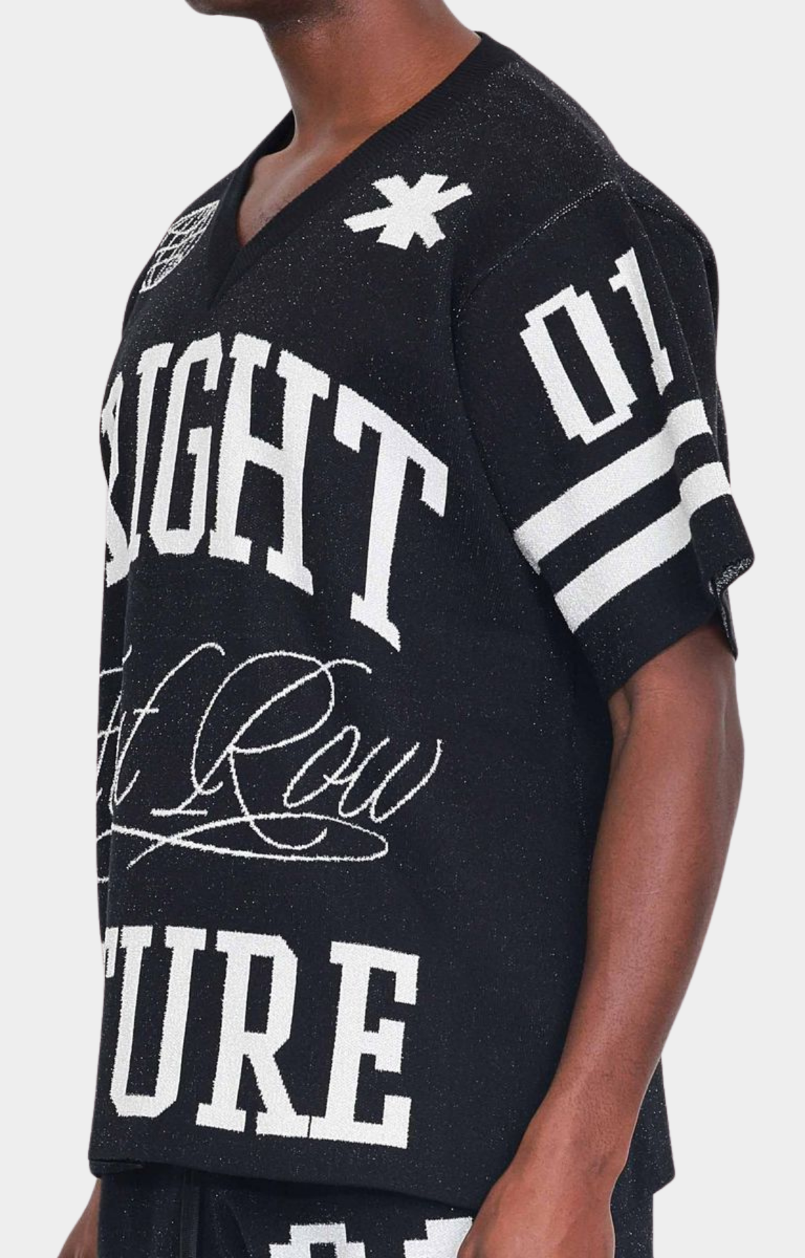 BRIGHT FUTURE VARSITY JACQUARD TEE