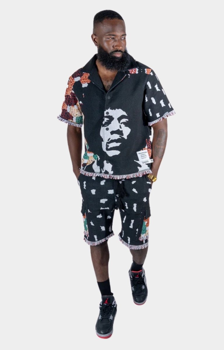 Frost Originals Hendrix Tapestry Shorts - Black