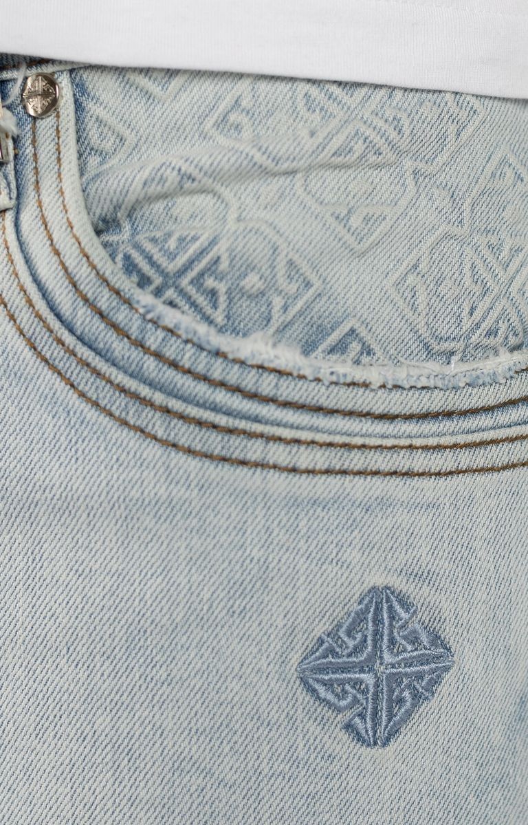 Guapi Aqua Blue Basics Stacked Denim