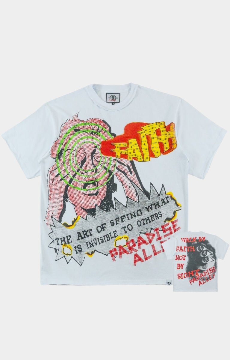 Faith box t-shirt white