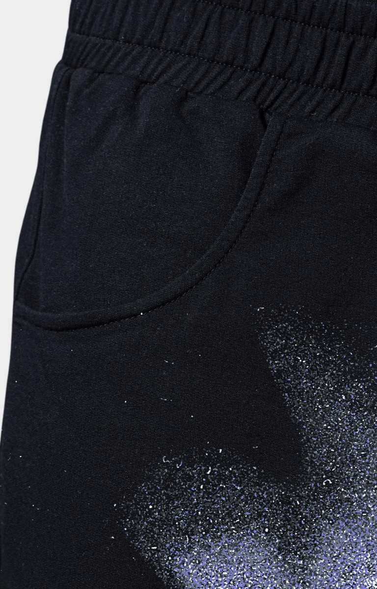 Pain Lab Nefertiti Graphic Shorts - Black
