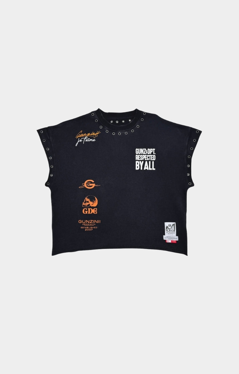 GUNZ & DPT T-SHIRT - BLACK