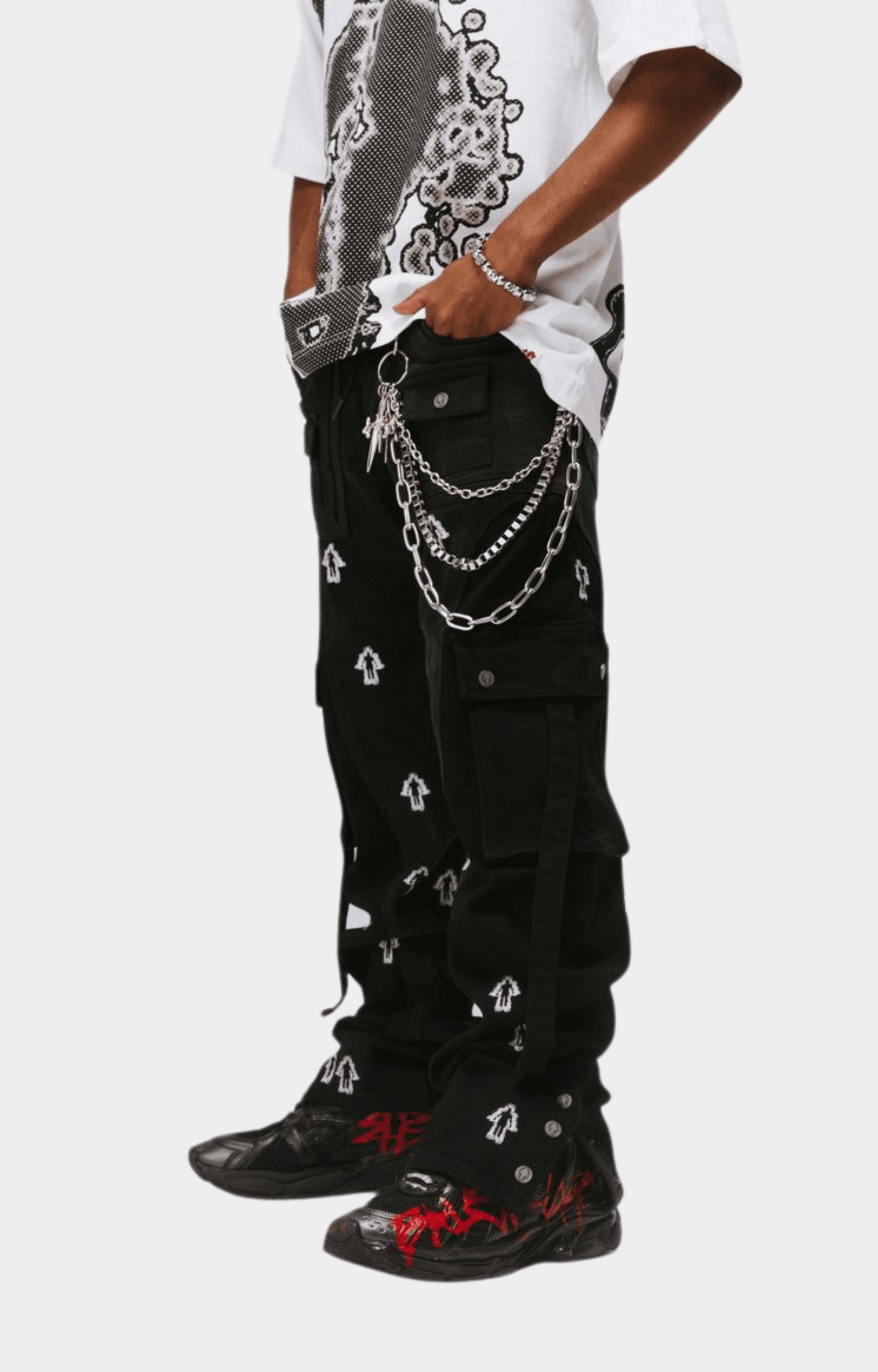 Awakening Cargo Pants chains | High Street Brands Co.