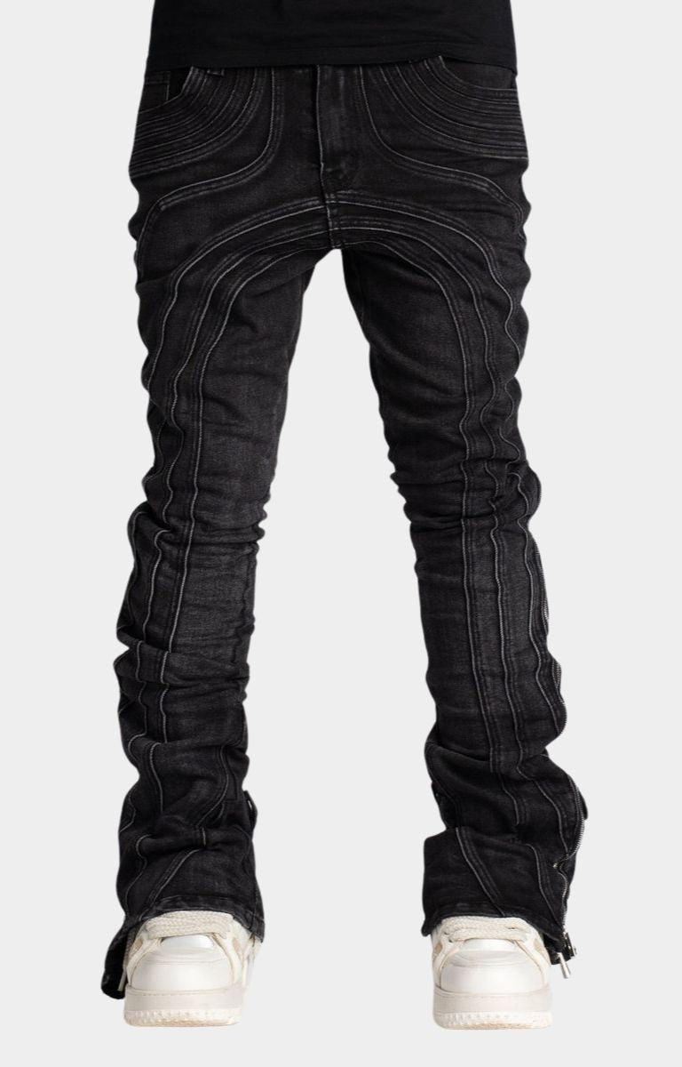 Guapi Iron Grey Chain Denim