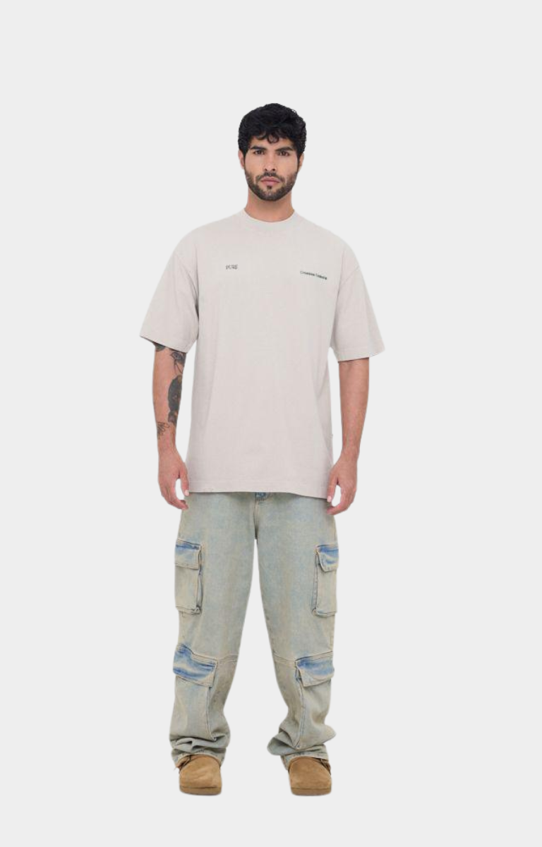 ÁUREA TAUPE ARCH T-SHIRT
