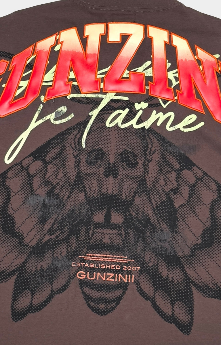 GUNZINII T-SHIRT - BROWN