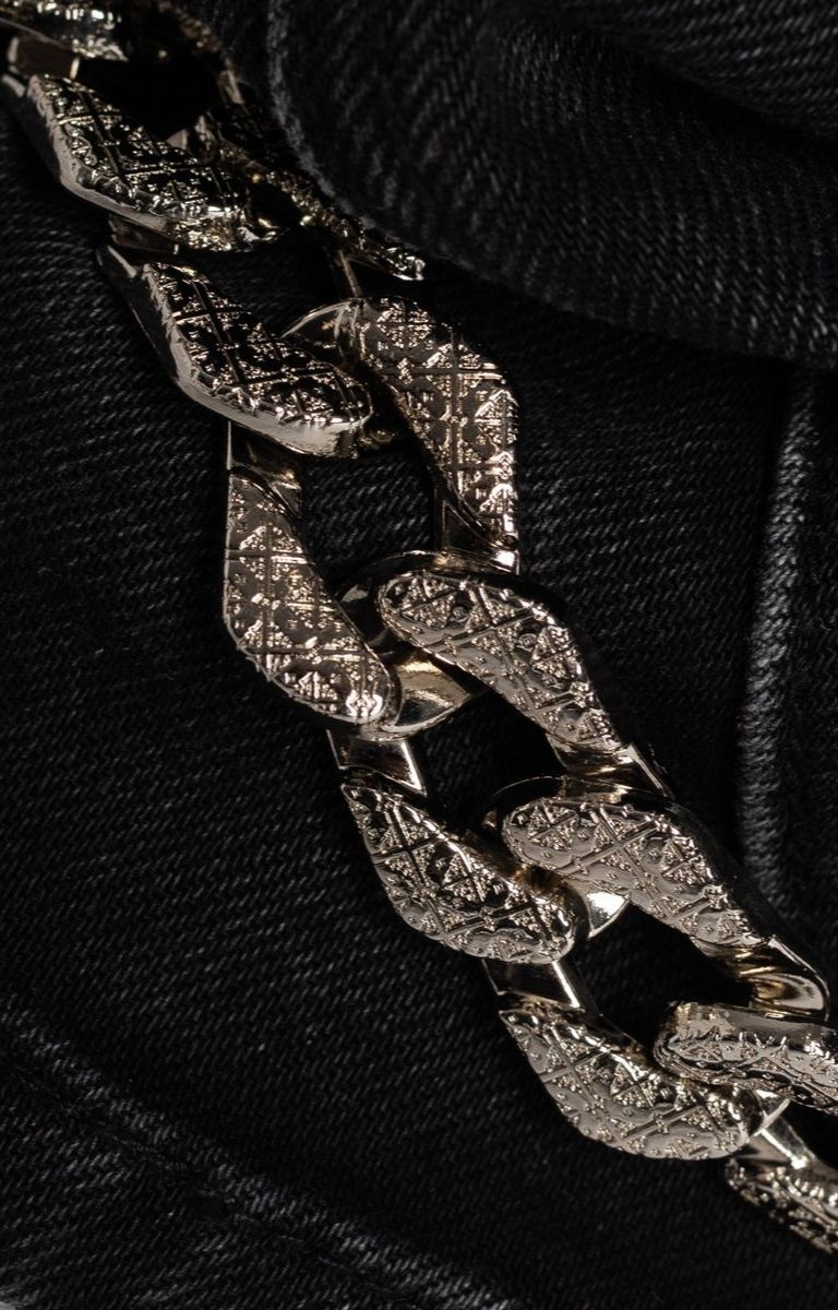 Guapi Iron Grey Chain Denim